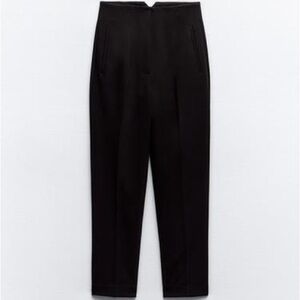Zara Black High-Waisted Pants